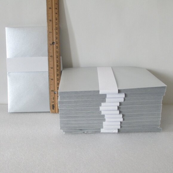 BUNDLE OF 120 SILVER CARD ENVELOPES - Picture 8 of 8